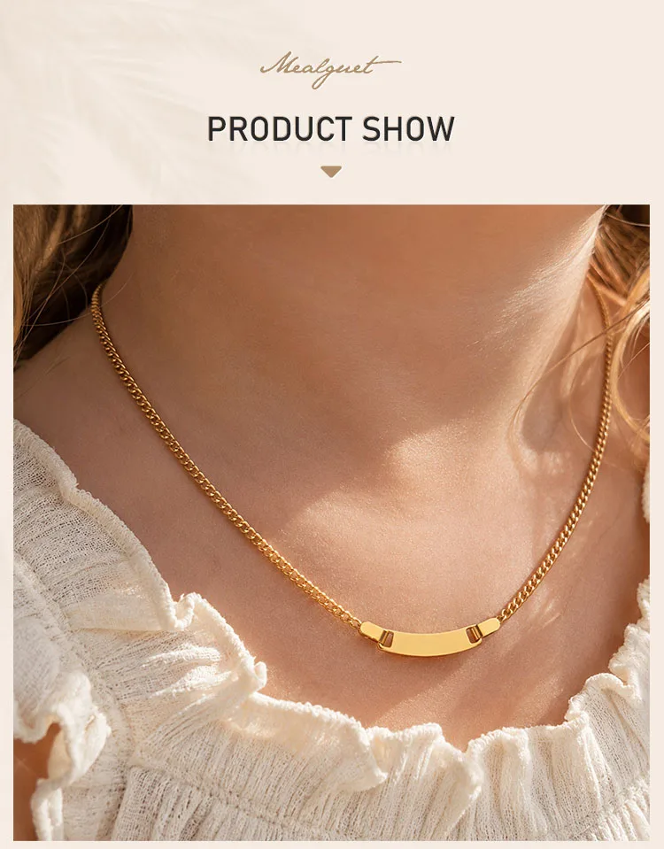 Personalisierte Namenskette, Edelstahl-Kettenarmband, in Gold- oder Silberfarbe, personalisierter Schmuck für Online-Händler. – Detail 3