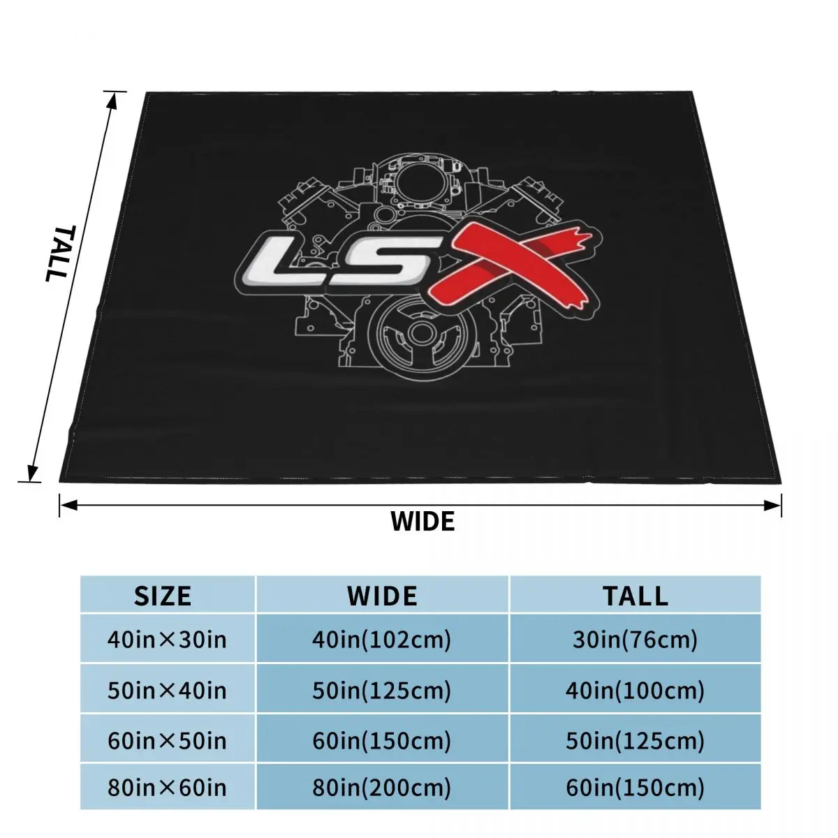 LSX engines are the best! Throw Blanket Fluffy Shaggy Blanket Blanket Sofa Blanket For Decorative Sofa Quilt Blanket