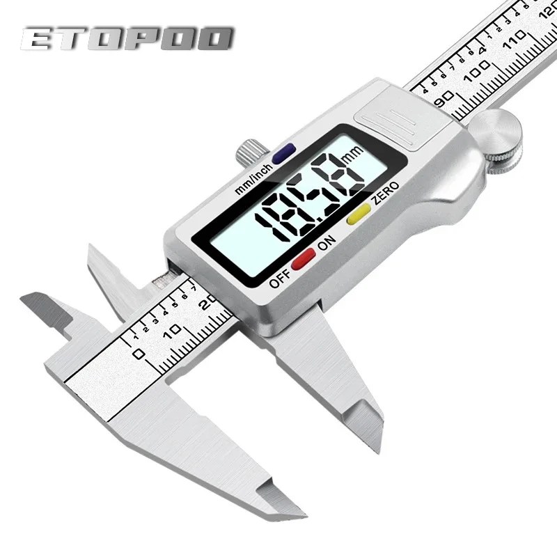 

Stainless steel caliper 0-150mm electronic digital display vernier caliper 0.01mm with depth measuring rod Measuring tools