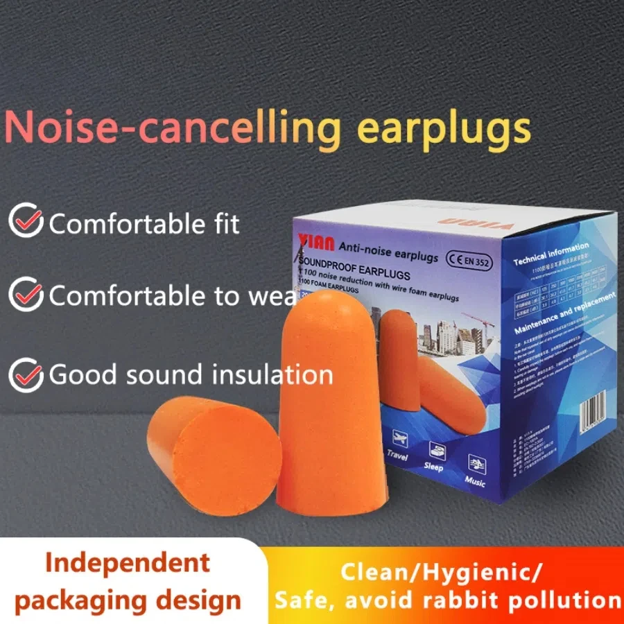 

Earplugs for Sleeping,Learning,Anti-Noise,Super Soundproofing,Industrial Protection,Mechanical Noise Reduction (200 Packs)