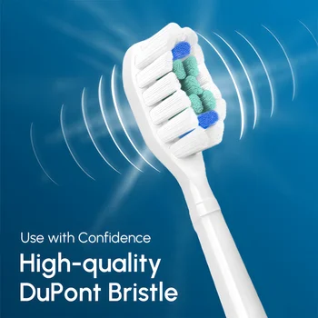 Náhradní hlavice zubního kartáčku kompatibilní s hlavicí elektrického zubního kartáčku Philips Sonicare 1100 2100 4100 5100 5300 6100 7500 8 nejlepší prodej Náhradní díly Sonicare - №2