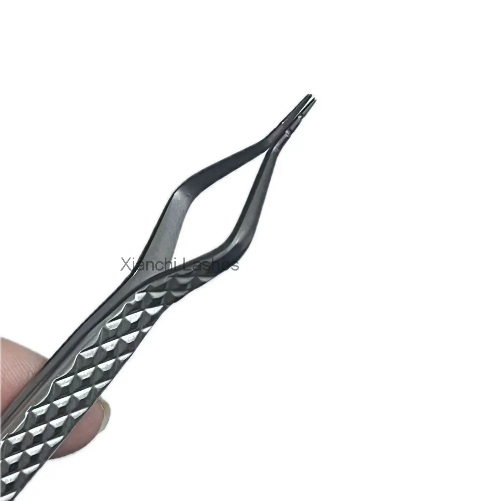 New Eyelash Isolation Tweezers with Cut Stainless Steel Lash Separator Tweezer Durable Eyelash Tweezers for Isolation Lashes