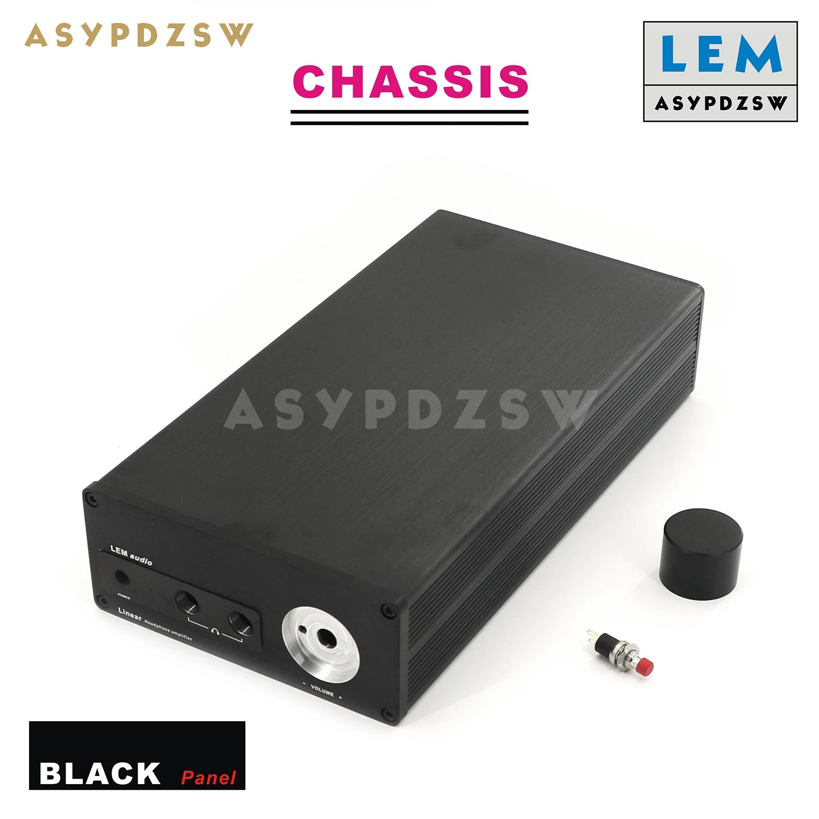 ASYPDZSW LEM Full aluminum chassis AS-LEM Headphone amplifier enclosure For Lehmann box