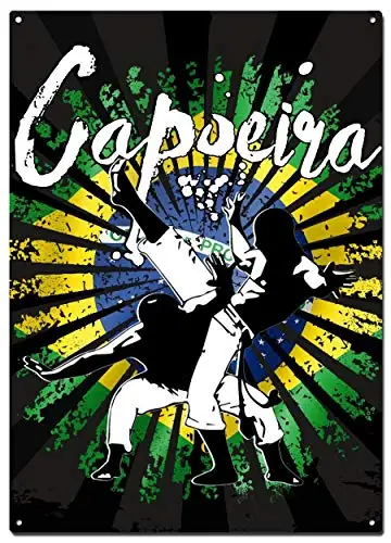 Capoeira Metal Tin Signs,Martial Arts Colorfast Posters, Decorative Signs, Wall Art, Home Decor