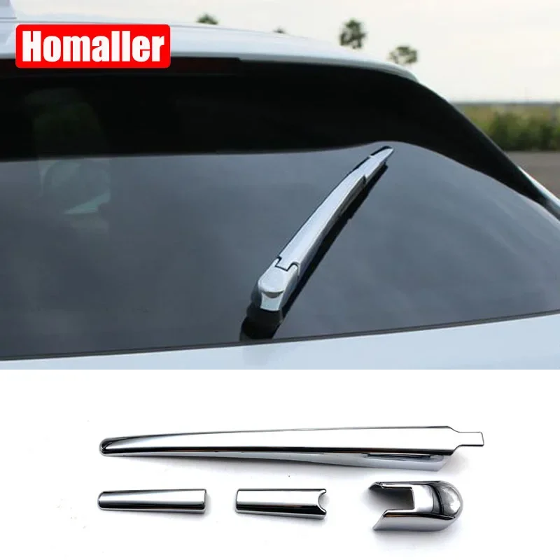 

For Honda HRV HR-V VEZEL 2021 2022 20023 Rear Wiper Cover Trim Chrome ABS Plastic High Quality 4 PCS