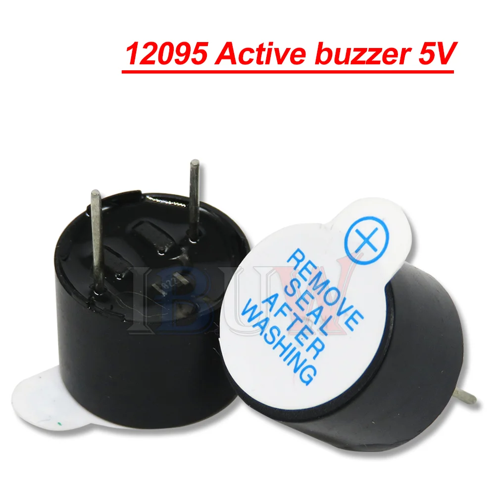 5PCS 12095 12085 9042 3v 5v 12v Buzzer Magnetic Long Continous Beep Tone 12*9.5mm 16R Universal buzzer 12*8.5mm