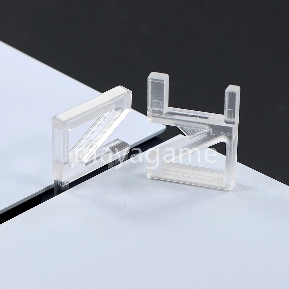 20 пар основания игровой консоли для PS5 Slim R-типа, горизонтальная подставка для дисплея, легкая подставка для игровых аксессуаров