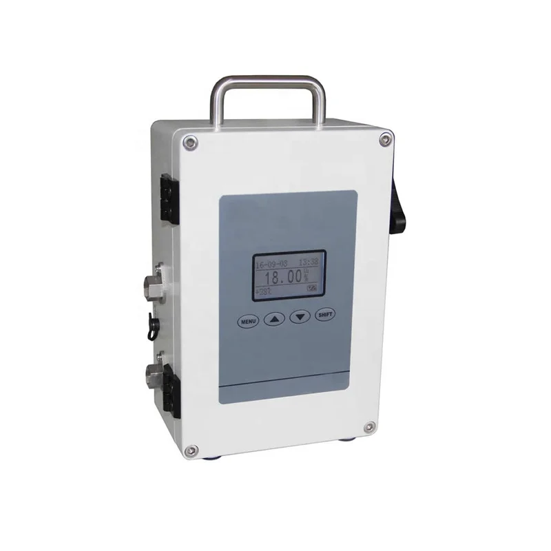 Portable purity oxygen analyzer with rapid response speed and long calibration cycle