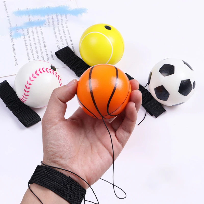 Bola hinchable de muñeca para niños y adultos, juguete creativo y divertido para lanzar la mano, pelota de entrenamiento para deportes al aire libre, regalo