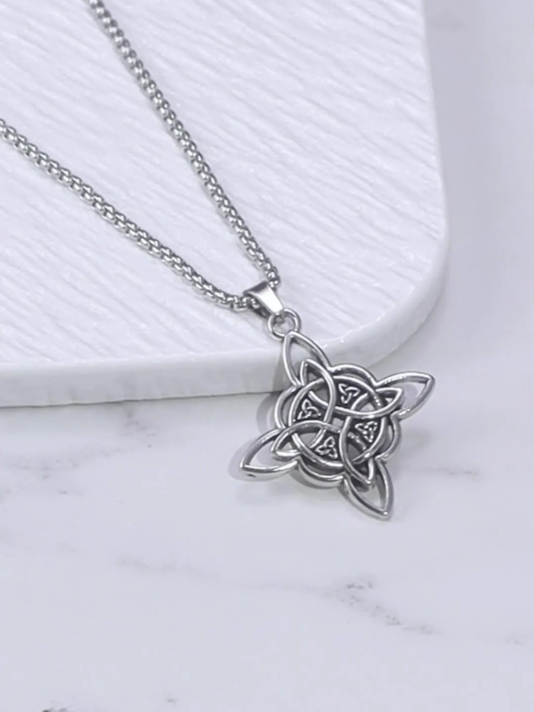 

chinese knot necklace Dharmachakra Charm Pendant jewelry Christma gift girlfriend