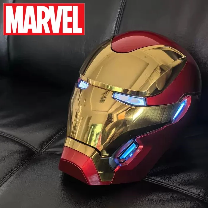 

Iron Man 1:1 Helmet Mk5 Mk50 Avengers War Machine Cosplay Electric Open Close English Voice Remote Control Toys Birthday Gifts