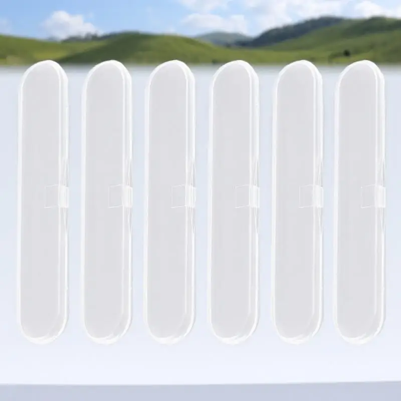 

20Pcs Clear Storage Box Lightweight Portable Multi-Function Organizer for Living Room Bedroom Hotel Decorative Use