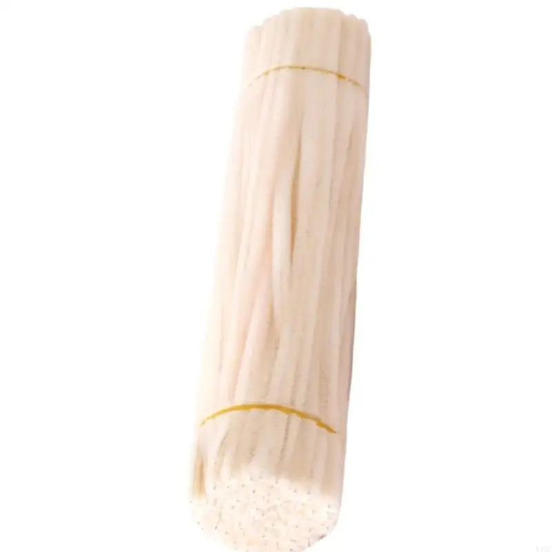 100peeces 30cmx6mm Cleaners Speecters мягкие плюшевые стебли красочные сгибаемые стебли y4qc