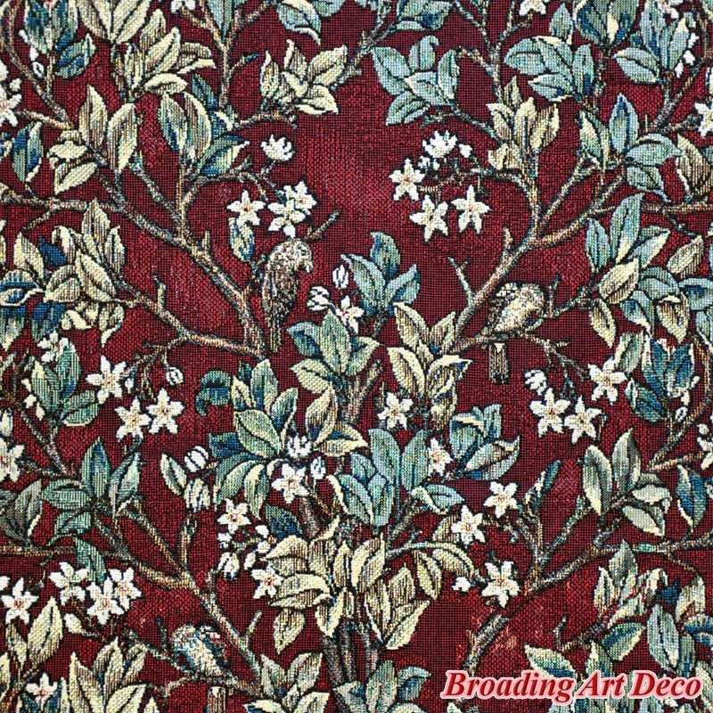 Long Size William Morris Tree of Life Tapestry Wall Hanging Jacquard Weave Gobelin Home Textile Art Decoration 100%Cotton