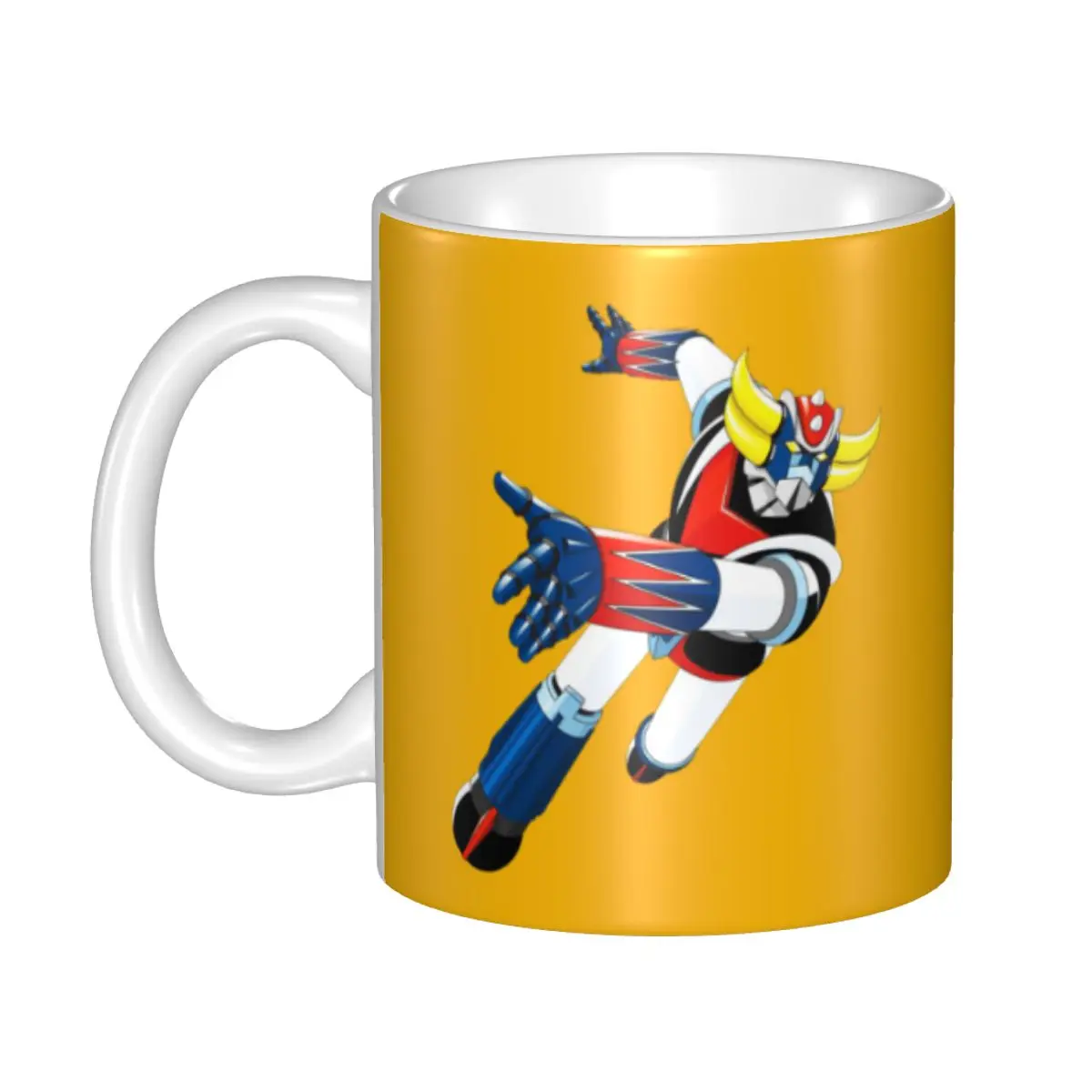 Customized Goldorak Grendizer Actarus Mugs DIY UFO Robot Goldrake Ceramic Tea Milk Coffee Cups