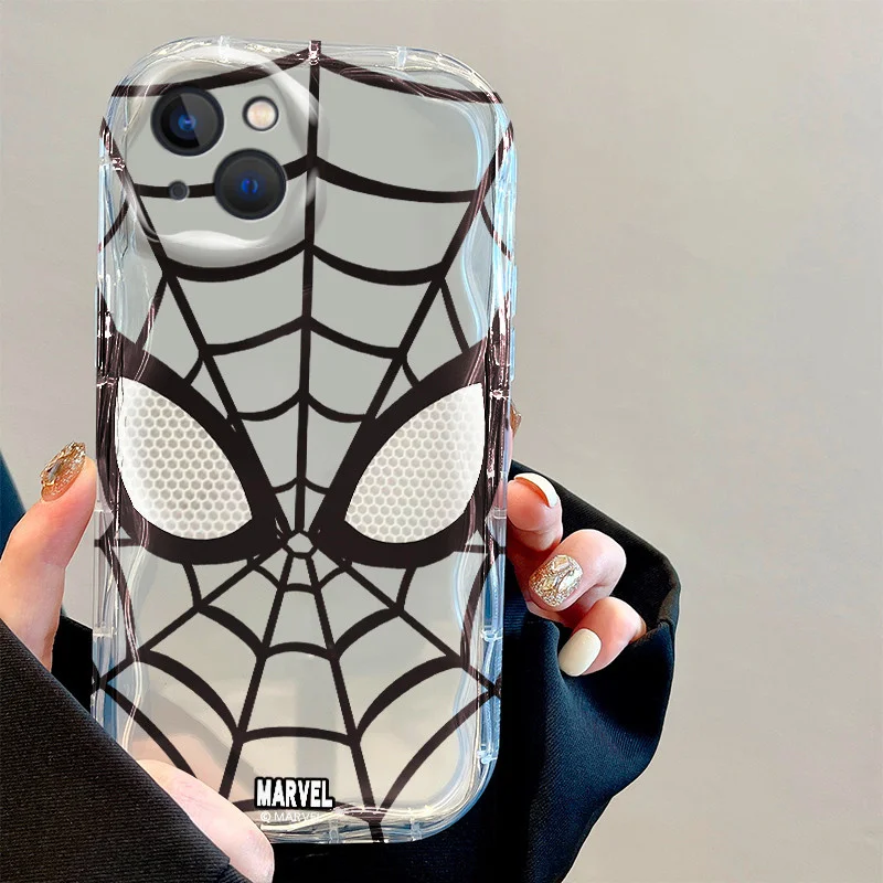 Marvel Spider Man Clear Silicone TPU Case For Huawei Mate 60 Pro 50 40 30 P60 P50 P40 Lite P30 Nova 9 SE 10 11 Honor 80 90 Cover