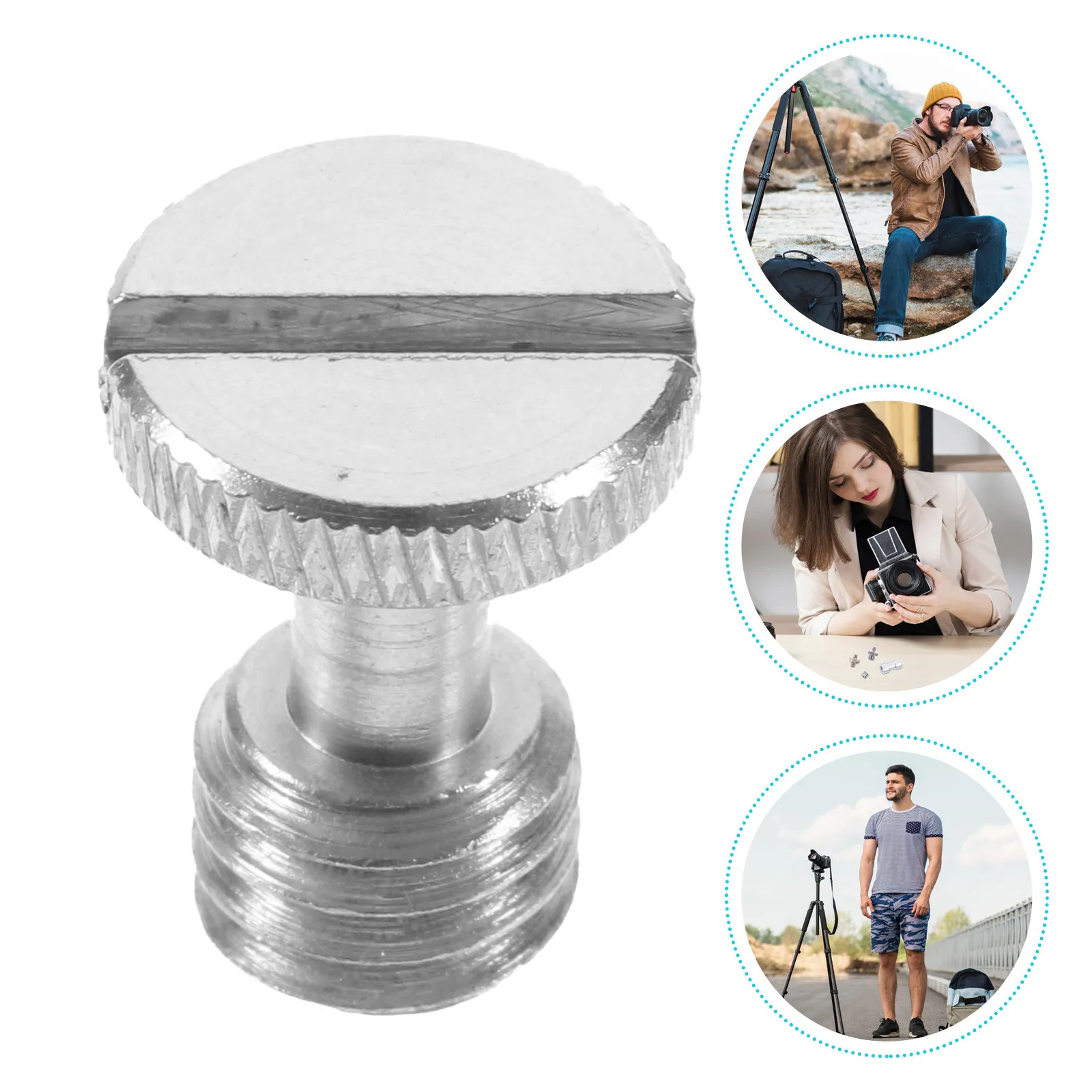 5 Pcs Photography Screws Thumb Camera Universal for Tripod Quick Release Adapter