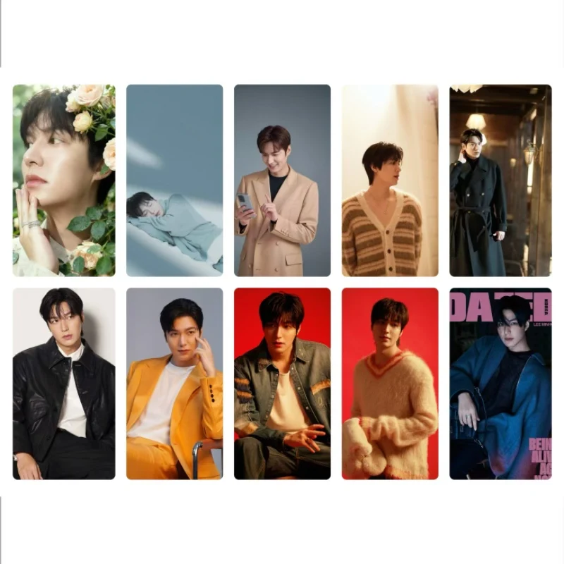 

10 шт./компл. наклейки для карт Lee Minho Kong Hyo-jin, корейское ТВ, когда звезда, сплетни, драматические стержни, автобус, еда, телефон, ноутбук, декор «сделай сам»