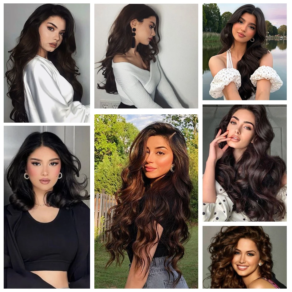 Picture 7: PLADIO T2/2/6 Remy Human Hair Clip ins 7Pcs 14-26 Inch Straight Invisible Hair Extensions for Women [Silky & No Tangling