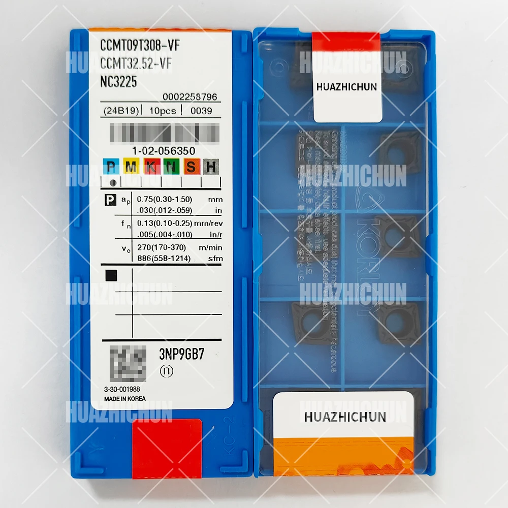 

HUAZHICHUN CCMT09T308-VF NC3225 поворотные вставки