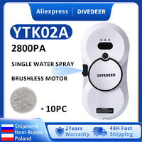 DIVEDEER Smart Window Cleaning Robot for Home - Dry & Wet Dual-Purpose Glass Cleaner, a Household Cleaning robot