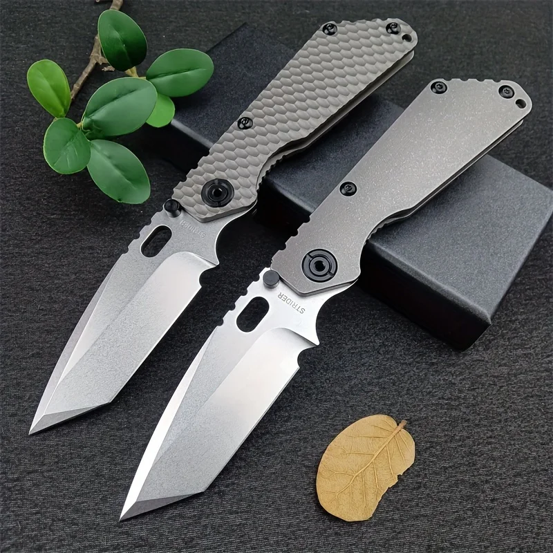 

Multi-function Folding Pocket Knife D2 Blade TC4 Titanium Alloy Handle Outdoor Camping Survival EDC High Hardness Utility Knives