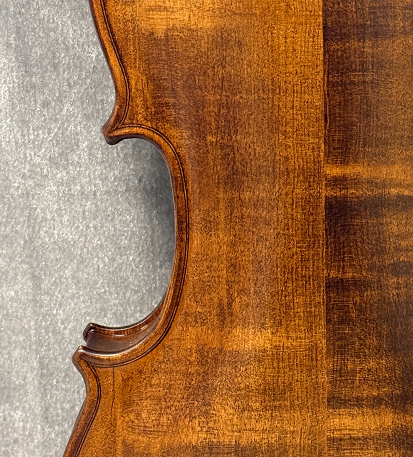 Handcrafted Matte 4/4 Violin, Solid Wood Fiddle with Ebony Accessories, Perfect for Students & Adult Learners
