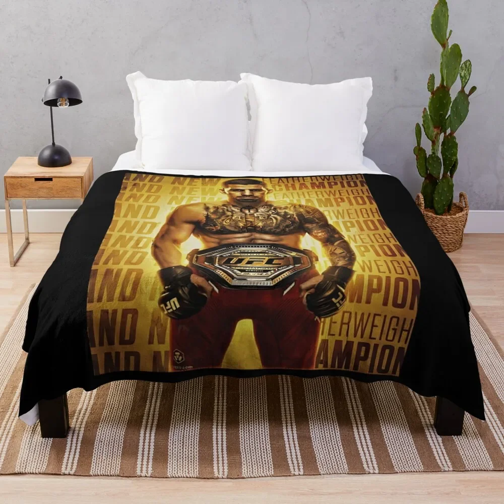 

Ilia Topuria Throw Blanket wednesday Soft Blankets