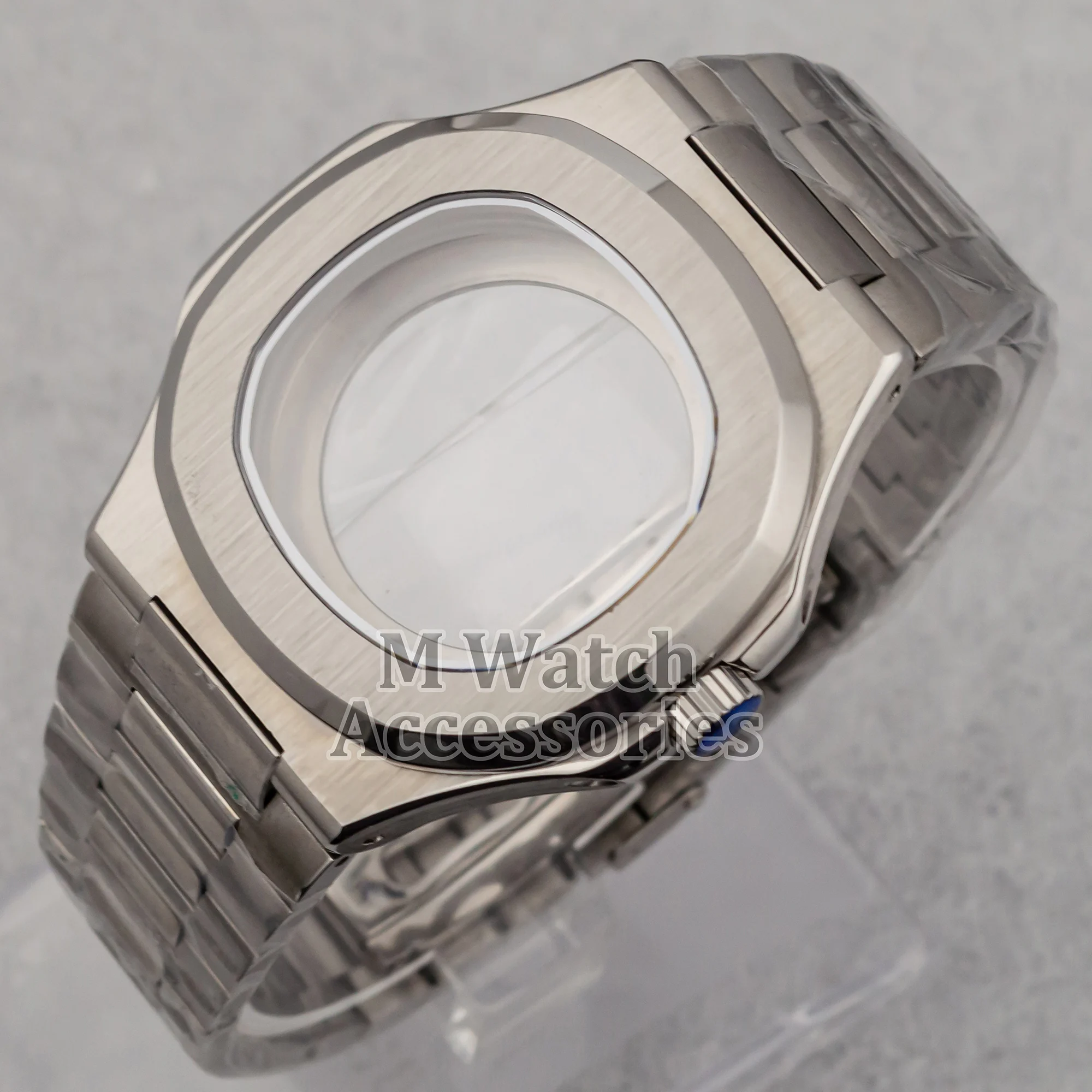 41mm Square NH35 Watch Case for Nautilus Mod NH36 NH38 movement 30.5mm Dial 100m Waterproof Stainless Steel Case Bracelet Strap