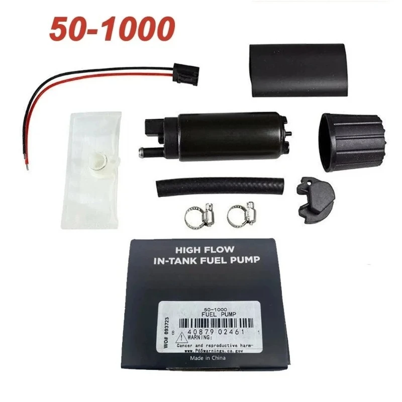 High Flow Built‑in Electronic Fuel Pump 50‑1000 340LPH With Filter & Installation Kit Auto Fuel System Replacement Part