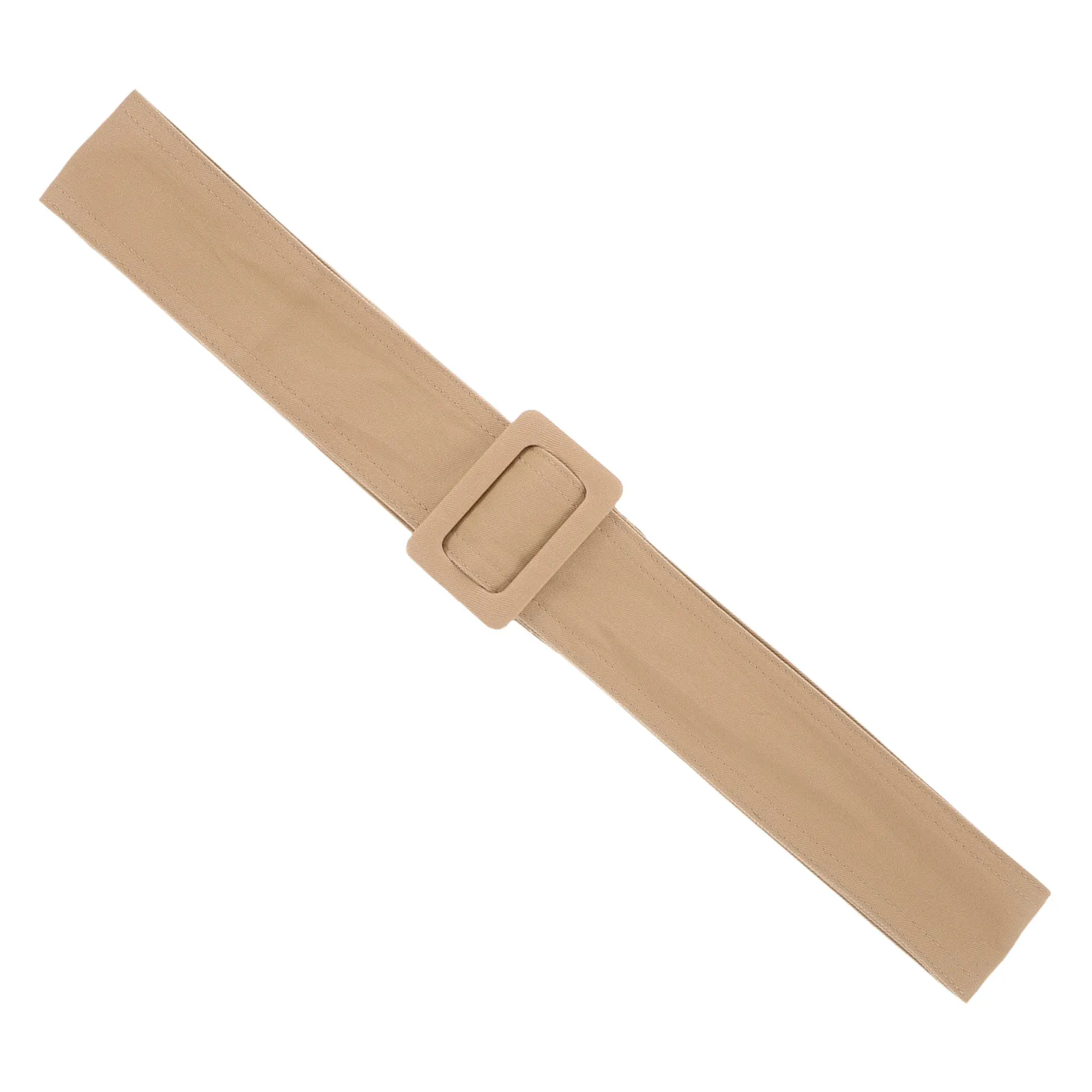 Trendy Waist Belt Fabric Tie Adjustable 62.9x1.8 Inch Khaki Replacement Waist Belt for Women Coats Overcoats Dresses Jackets