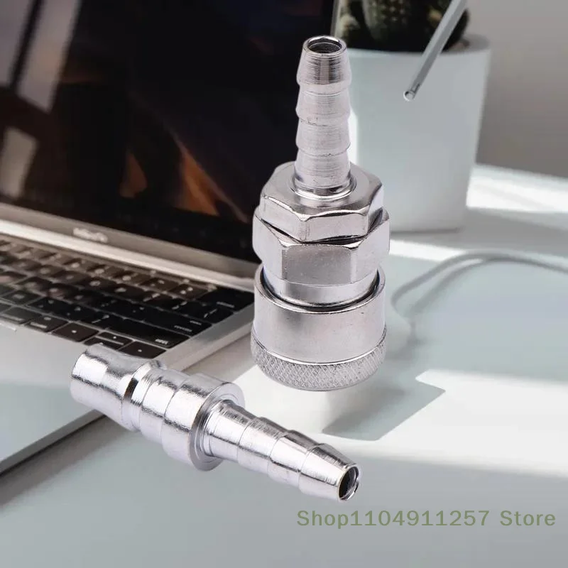 2 Buah Coupler Konektor Kopling Cepat Euro Tipe SH20 PH20 Pas Pneumatik untuk Aksesori Kompresor Tabung 8Mm