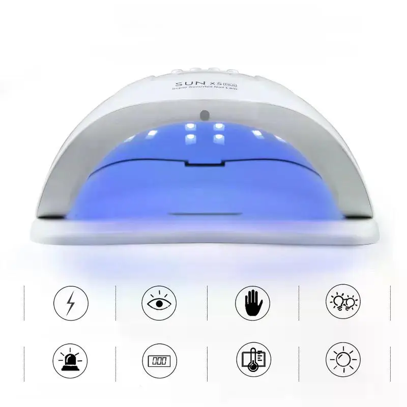 Sun X5 Plus-Lámpara LED UV profesional para manicura de uñas, 36 LED, lámparas de secado de esmalte de Gel con temporizador, Sensor automático, herramientas de equipo