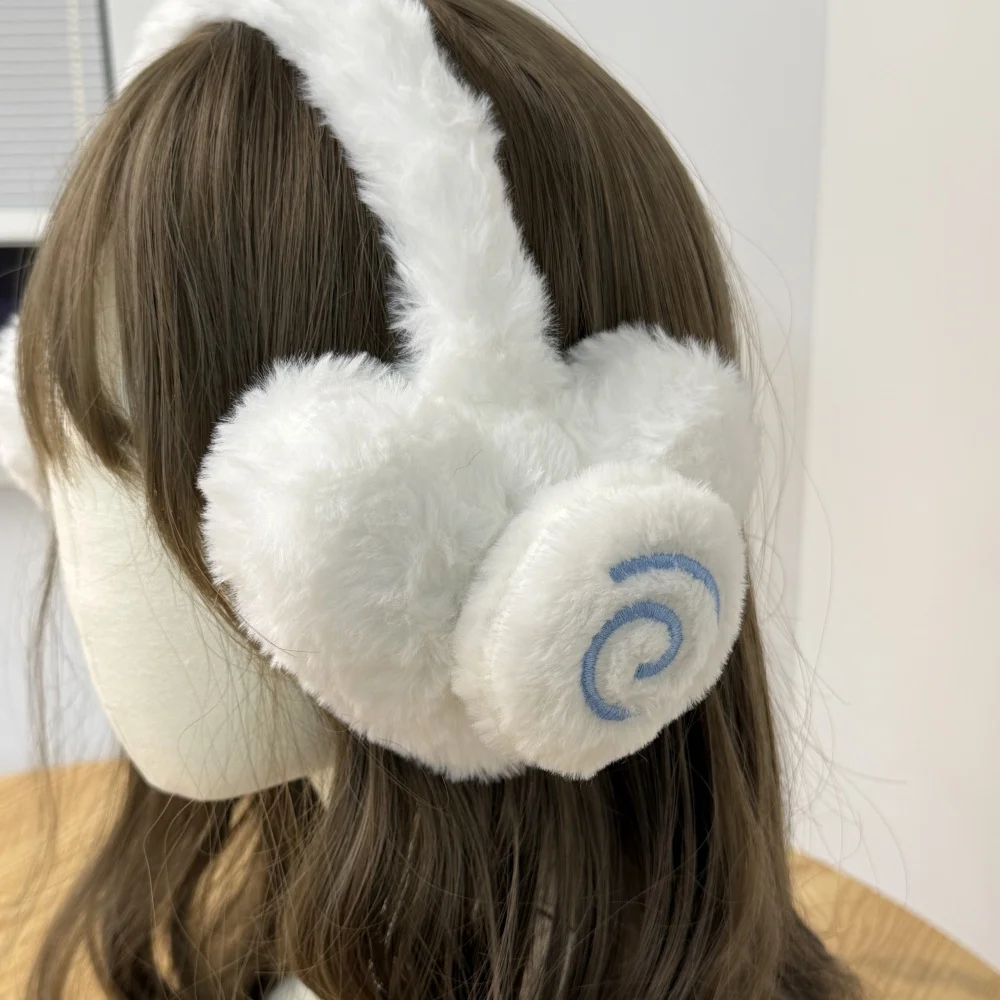 لطيف أفخم الأسماك مجلس غطاء للأذنين الكرتون سميكة Harajuku لوليتا سماعات لركوب الدراجات والتزلج الشتاء اكسسوارات الديكور