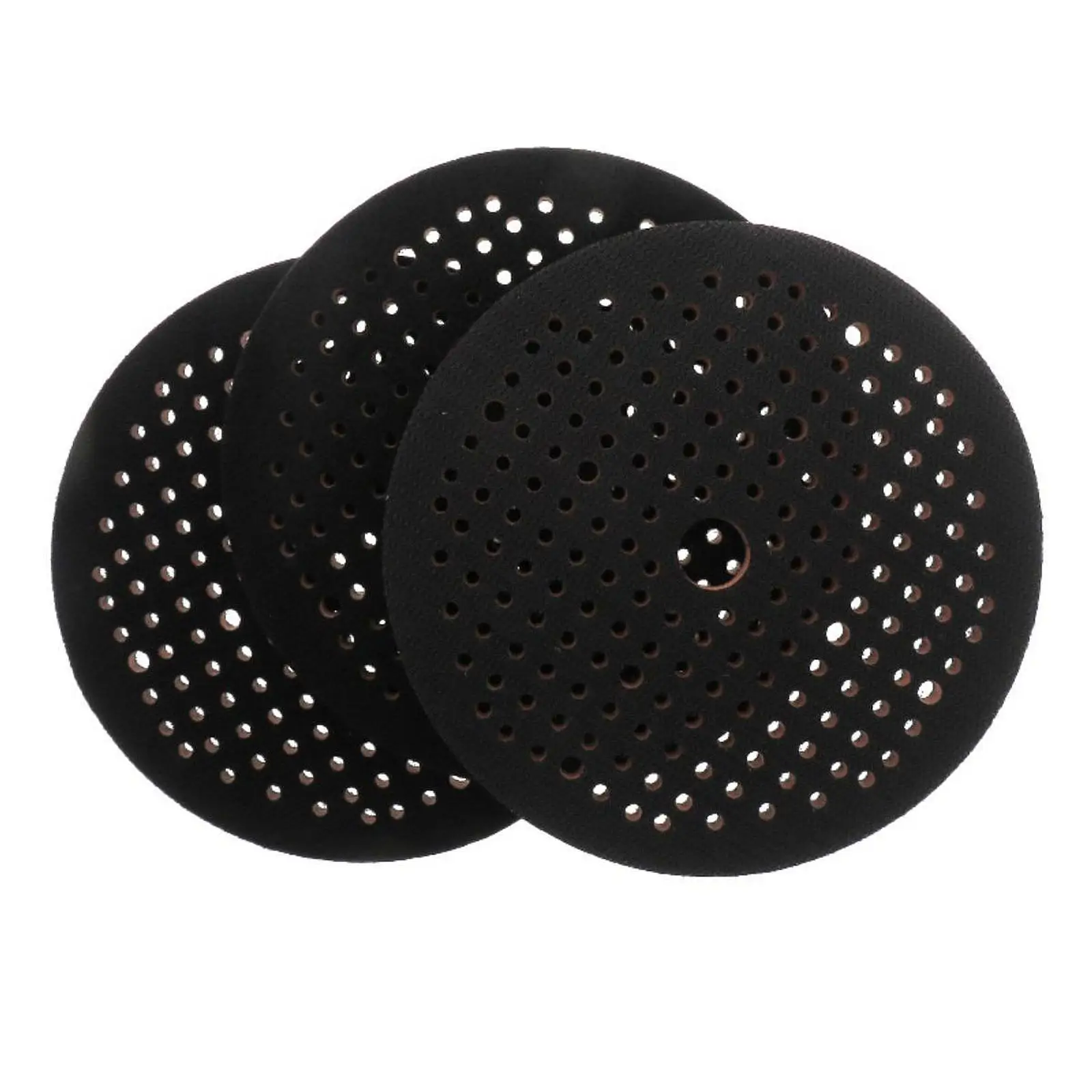 Sanding Pad Buffering Pad 6 inch Foam Buffering Pad Soft 181 Holes Interface Buffering Pad for Metal Drywall Wood Furniture