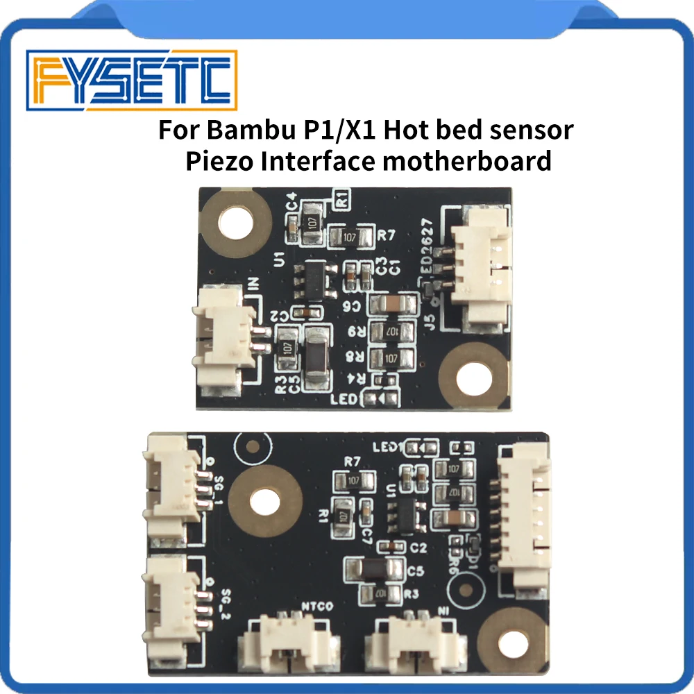 For Bambu P1/X1 Series Hot bed Sensor Piezo Interface motherboard High Quality Replacement  Parts for Bambu 3d Printers