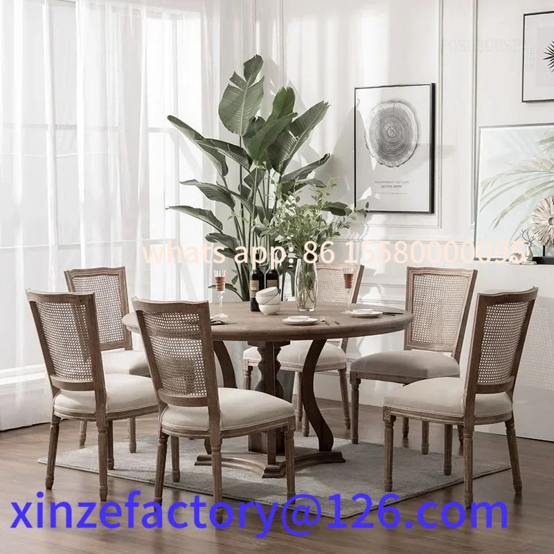 Sedia da pranzo retrò americana personalizzabile per ristorante, sedia da pranzo per bar, design unico e squisito solido