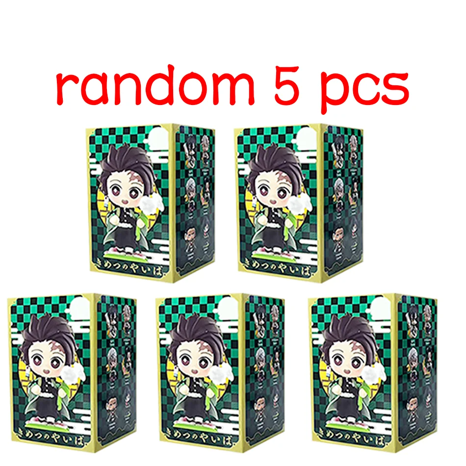 Demon Slayer Tanjiro Kamado Nezuko anime cartoon figuur blinde doos creatieve gepersonaliseerde standbeeld model ornament verrassing geschenkdoos