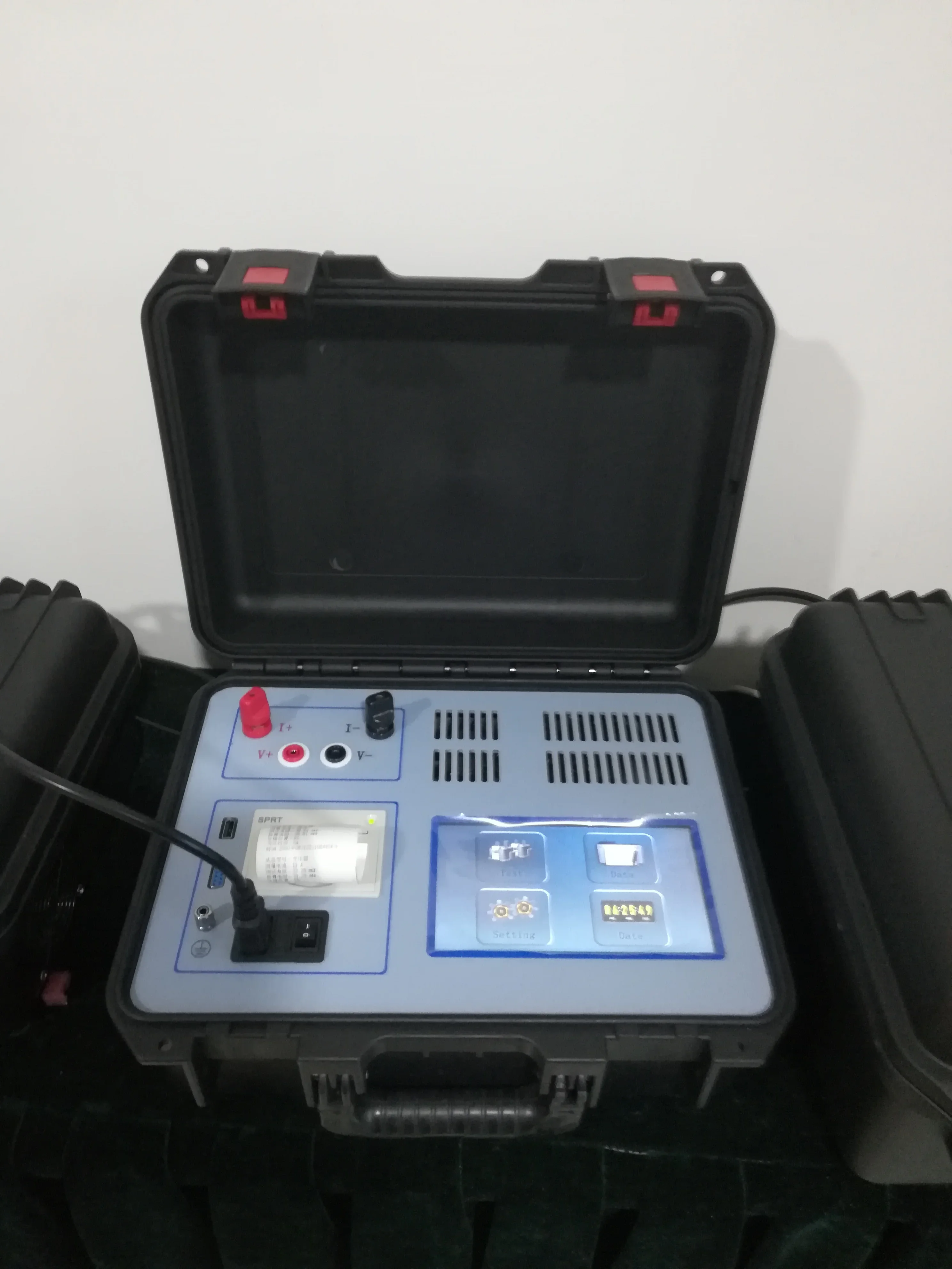 Transformer Winding Resistance Tester Portable DC Resistance Meter High Accuracy Fast Test Winding Coil Resistance Tester