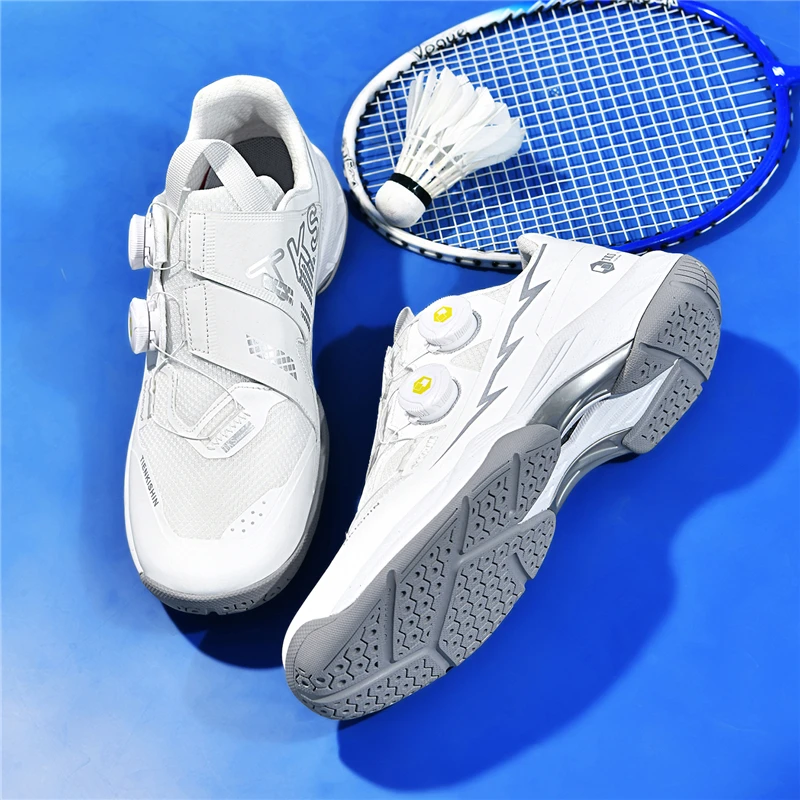 Men Twist Lock Tennis Badminto - Shoe Non Slip Badminton ulasan dan harga