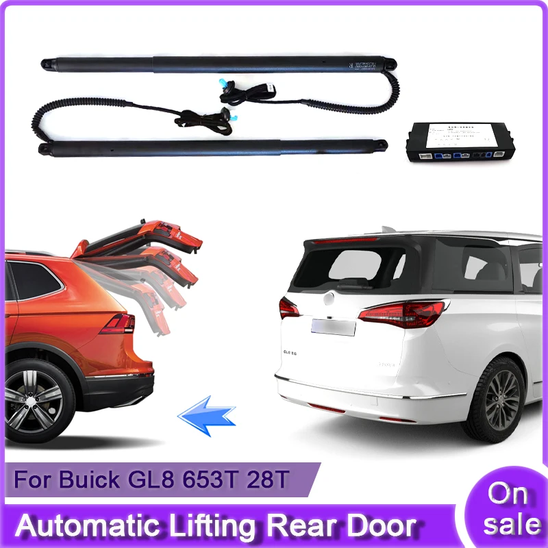 For Buick GL8 653T 28T 2017~2024 Car Electric Tailgate Lift System Kit Auto Tail Gate Opener Automatic Lifting Rear Door