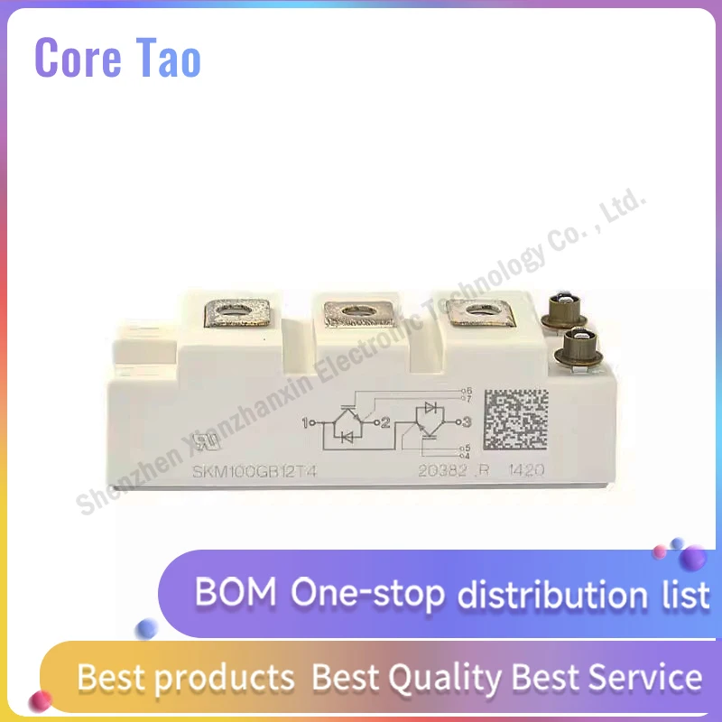 1PCS/LOT SKM100GB12T4 SKM100GB 100GB12T4 IGBT module