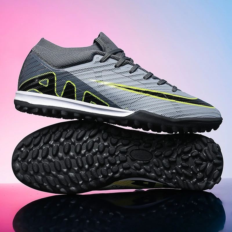 

Новые футбольные бутсы средней высоты, мужские нескользящие футбольные бутсы FG/TF, бутсы, хит продаж, высококачественные матчевые кроссовки для футзала в помещении