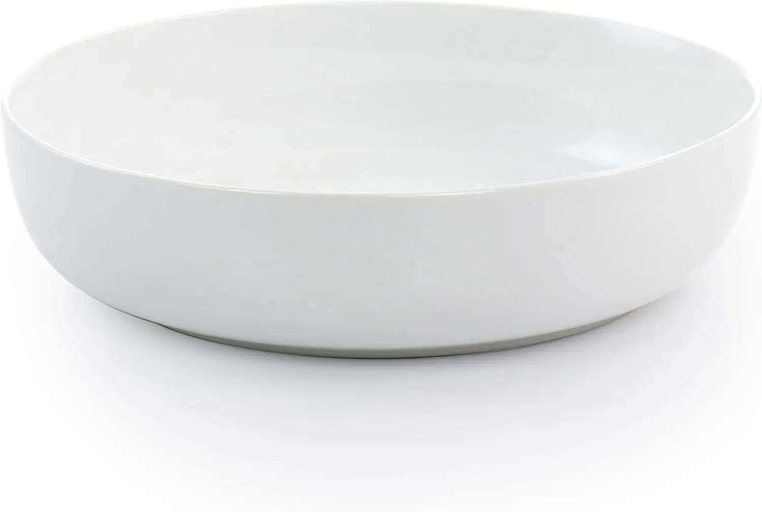 طقم أواني طعام سيراميك رفيعة مكون من 16 قطعة من وايت ديكو باللون الأبيض