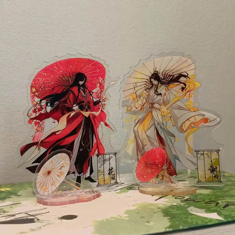 Anime Tian Guan Ci Fu Hemel Officiële's Zegen Hua Cheng Xie Lian Cosplay Staande Plaat Acryl Figuur Stand Accessoires Gift