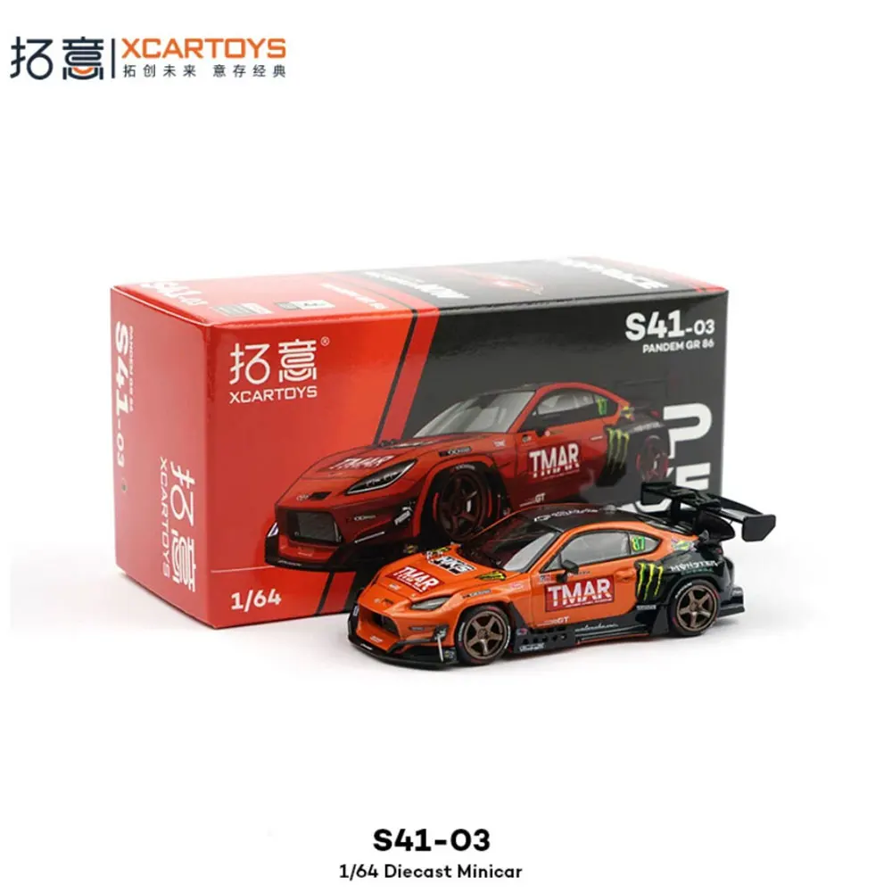 

Tuoyi POPRACE 1:64 Alloy Model Car S41-03 Racing Supercar Collect Ornaments Simulated Appearance Decoration Model Car Gift