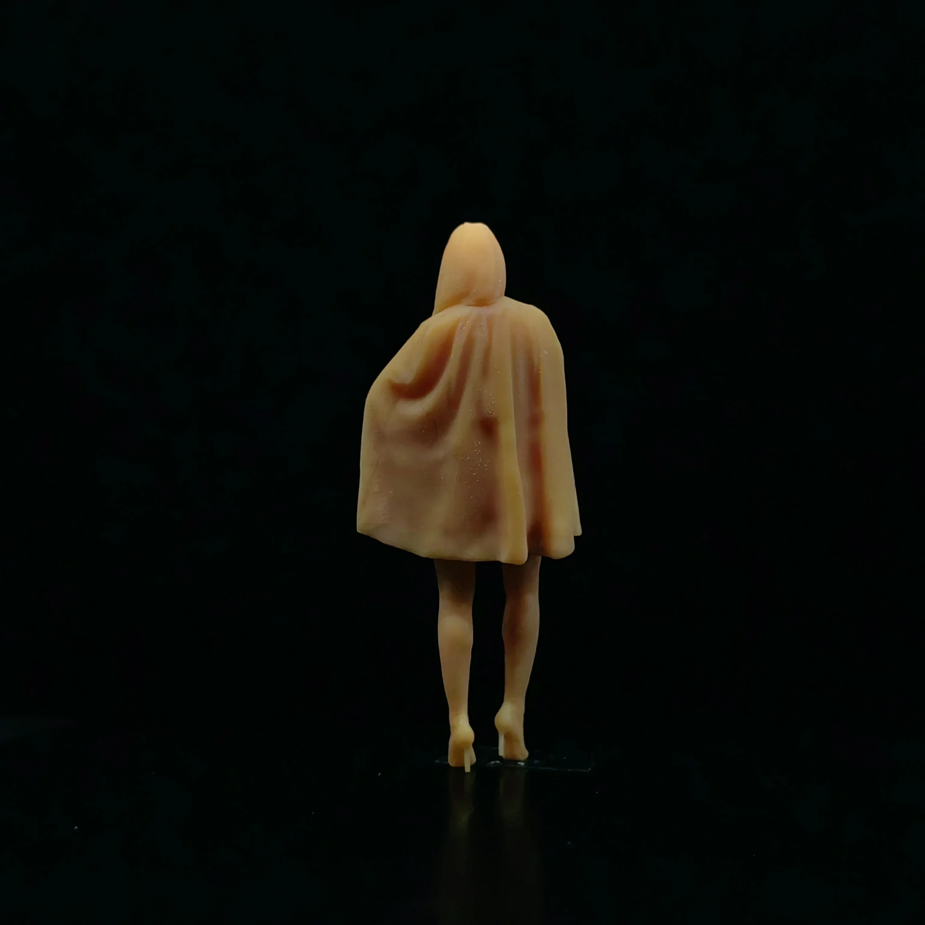 Modèle en résine pour femmes, échelle 1/64 1/43, blanc, avec manches papillon, Diorama Miniature non coloré, peint à la main, T310