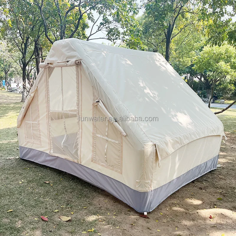 Factory Oem Wholesale Custom Ce Inflatable Tents For Camping 5 6 7 8 9 Person Inflatable House Tent Inflatable