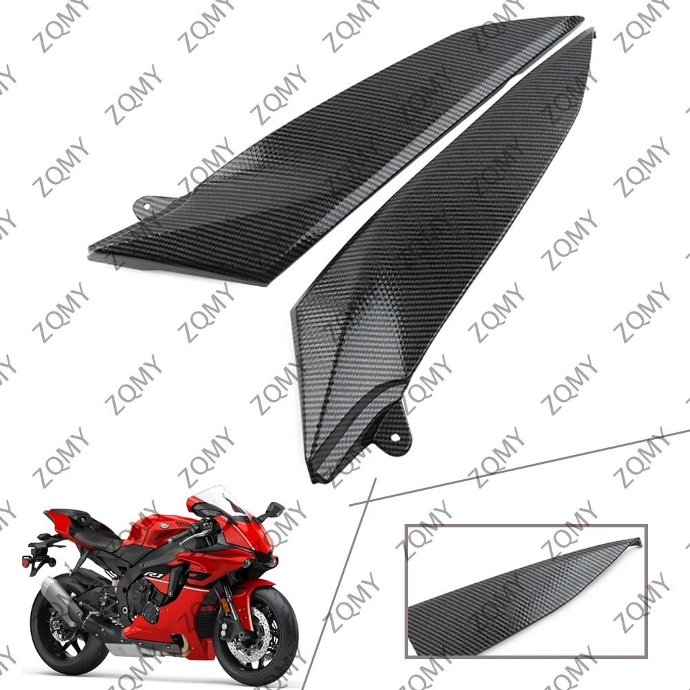 For Yamaha YZF R1 2004 2005 2006 Carbon Fiber Gas Tank Side Trim Cover Fairing Cowl Motorcycle Accessories