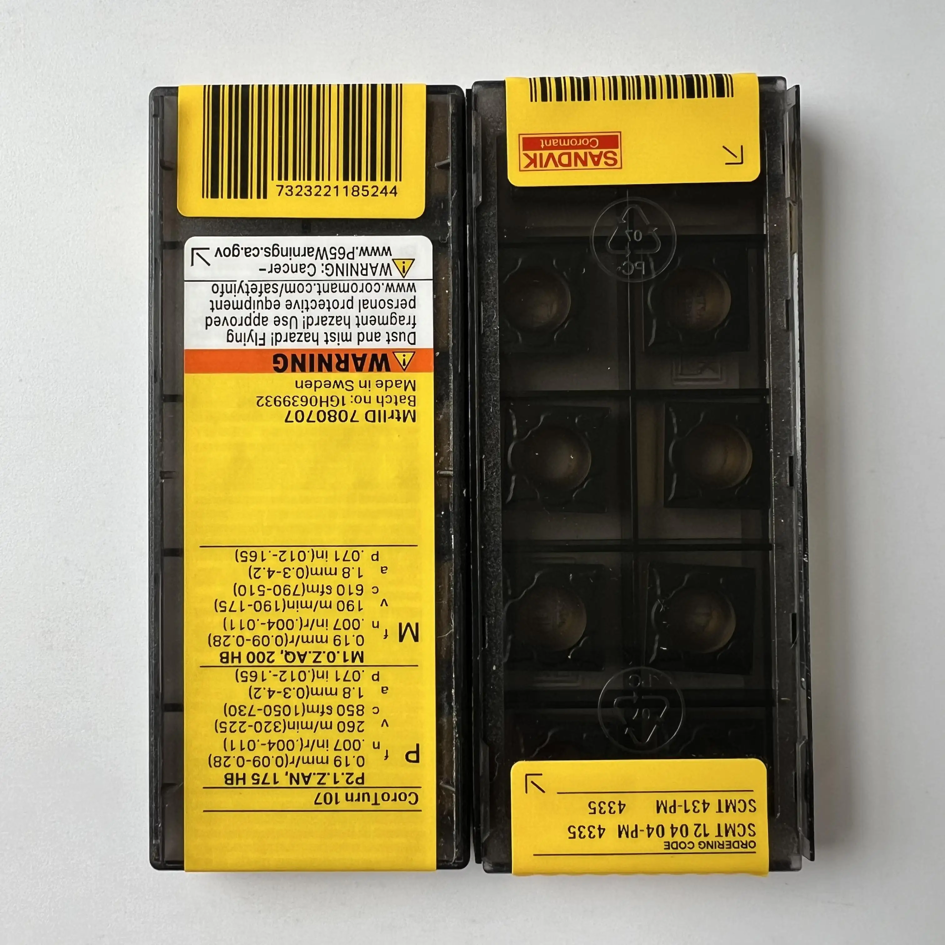 SCMT120404-PM 4335 /Original carbure lame 10 pcs